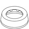 Kohler 1055644-CP - Polished Chrome Escutcheon