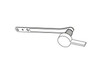 Kohler 1116014-CP - Polished Chrome Right Hand Trip Lever