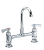 Krowne 15-801L - Low Lead Royal Series 8-inch Bridge Faucet with 6-inch Wide Gooseneck