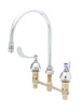 T&S Brass B-2862-VF05 - Medical Faucet, 8-inch Centers, Swivel Gooseneck, Vr 0.5 Gpm Non-Aerated, Eternas, 4-inch Wrist