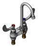 T&S Brass B-0892-01QT - 4-inch Centerset Faucet, Swivel Gooseneck, 1/4 Turn Cart. 2.2 Gpm Laminar Device