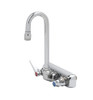 T&S Brass - B-1115-132X - Workboard Faucet, Wall Mount, 4-inch Centers, 132X Gooseneck, Lever Handles T&S Brass - B-1115-132X - Workboard Faucet, Wall Mount, 4-inch Centers, 132X Gooseneck, Lever Handles