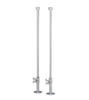 Cheviot 3411-CH Water Supply Lines for Rim Mount Bathtub Fillers, Chrome Faucet