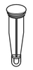 American Standard M907020-0020A - Chrome Pop-Up Drain Stopper