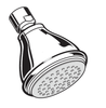 American Standard M953582-2950A - SHOWER HEAD, SATIN