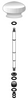 American Standard M962172-0070A Stand Coll Transfer Rod Assy W/Knob