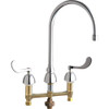 Chicago Faucets 786-TWGN8AE73ABCP Sink Faucet Kitchen Faucets 8" Deck & Counter Mounted