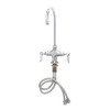 T&S Brass B-0301-01QT-WS Single Hole Deck Mount Mixing Faucet, QT Eternas, Swivel Gooseneck, 1.5 GPM VR Aerator