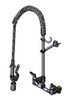 T&S Brass B-2278-CR-C-EL - Pre-Rinse, 8-inch Wall Mount Base, Vb, Wall Bracket, 44-inch Flex Hose, Low-Flow Spray Valve,