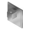 Graff G-8021-SH-PN-T M-Series Transitional Square Thermostatic Trim Plate with Square Handle, Polished Nickel