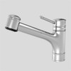 KWC 10.031.033.127 DECO Pull Out Spray Kitchen Faucet with 9 inch Spout Splendure? Stainless Steel