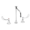 Speakman SC-3004-LD-VB8 - Commander widespread faucet with 8-inch deep rigid vacuum breaker spout and 4-inch wrist blade handles