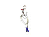 T&S Brass MV-1907-11CW-ER - 1/2" Washdown Station: Valve, Thermometer, Swivel, 10' Hose & Water Gun