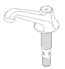 Dornbracht 04113600110-09 AL-UTB 135MM EXZ-MADISON - mes