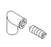 Dornbracht 04182002200-00 CP Handle Angle