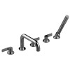 Graff G-6751-LM46B-PC Terra Roman Tub Set w/Handshower - Rough and Trim, Polished Chrome