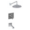 Graff G-7270-C15S-BAU Contemporary Pressure Balancing Shower Set (Rough & Trim), 24K Brushed Gold Plated Graff G-7270-C15S-BAU Contemporary Pressure Balancing Shower Set (Rough & Trim), 24K Brushed Gold Plated