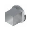 Graff G-8069-SH1-PC-T M-Series Round Three-Way Diverter Valve Trim Plate and Square Handle , Polished Chrome