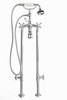 Cheviot 5102/3970-PN Free Standing Tub Filler With Hand Shower, Polished Nickel Faucet