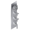 Graff G-8179-2L2C-OB-T M-Series Finezza DUE 4-Hole Trim Plate w/Finezza Handles (Vertical Installation), Olive Bronze