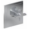 Graff G-8144-C15E-PC-T M-Series Finezza DUE Thermostatic Trim Plate with Cross Handle, Polished Chrome