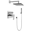 Graff G-7295-LM38S-PN-T Contemporary Pressure Balancing Shower Set (Trim Only), Polished Nickel