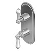 Graff G-8086-LC1E0-OB-T M-Series Transitional 2-Hole Trim Plate w/Handles (Vertical Installation), Olive Bronze