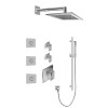 Graff GM3.112SH-C14E0-PN M-Series Full Thermostatic Shower System (Rough & Trim) , Polished Nickel