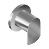 Graff G-8097-LM45E1-BNi-T M-Series Round Stop/Volume Trim Plate with Phase Handle, Brushed Nickel