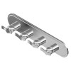 Graff G-8088H-LM20E0-PC-T M-Series Transitional 4-Hole Trim Plate w/Bali Handles (Horizontal Installation), Polished Chrome
