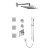 Graff GM3.112SH-LM38E0-PN M-Series Full Thermostatic Shower System (Rough & Trim) , Polished Nickel