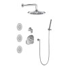 Graff GL2.122SG-LM42E0-PN M-Series Full Thermostatic Shower System w/Diverter Valve (Rough & Trim) , Polished Nickel