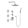 Graff GL3.112SH-LM42E0-SN-T M-Series Full Thermostatic Shower System (Trim Only) , Steelnox (Satin Nickel)