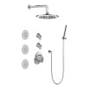 Graff GL3.112SH-LM44E0-PC-T M-Series Full Thermostatic Shower System (Trim Only) , Polished Chrome