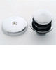 Jaclo 531 Coarse Thread Body Toe Control Drain Strainer with Faceplate (Single Hole)