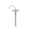 Fisher - 3113 - Single Deck Faucet, Dual Control - 12-inch Swivel Spout