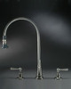 Jaclo 1032 Three Hole Deck Mount Pull Off Spray Faucet with 10" Swivel Spout