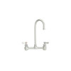 Fisher - 47317 - 8-inch Backsplash Mounted Faucet EZ - 12-inch Swivel Gooseneck Spout