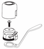 Moen 93971 - Chrome Polished Lever Handle Kit with Cap