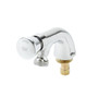 T&S Brass - B-0806 - Metering Faucet, Single Temperature, Push Button Cap, Rosespray, 1/2-inch NPT Male Shank