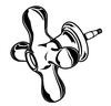 American Standard - 13307-0020A - Chrome Plated Cross Handle