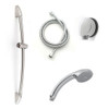Jaclo 522-421-401 MAYA Hand Shower and Wall Bar Kit - With Supply Elbow