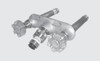 Woodford C22PX-6-MH Chrome C22PX Freezeless Hot & Cold Wall Faucet 6 Inch, Metal Handle