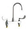 Chicago Faucets 1100-G2E35-317AB Hot and Cold Water Sink Faucet