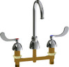 Chicago Faucets 786-GN6FC-317ABCP 786 6" ridged/swing gooseneck 1.5GPM FC