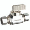 Dahl 511-31-31-BAG - 3/8 OD Comp x 3/8 OD Comp, Plated