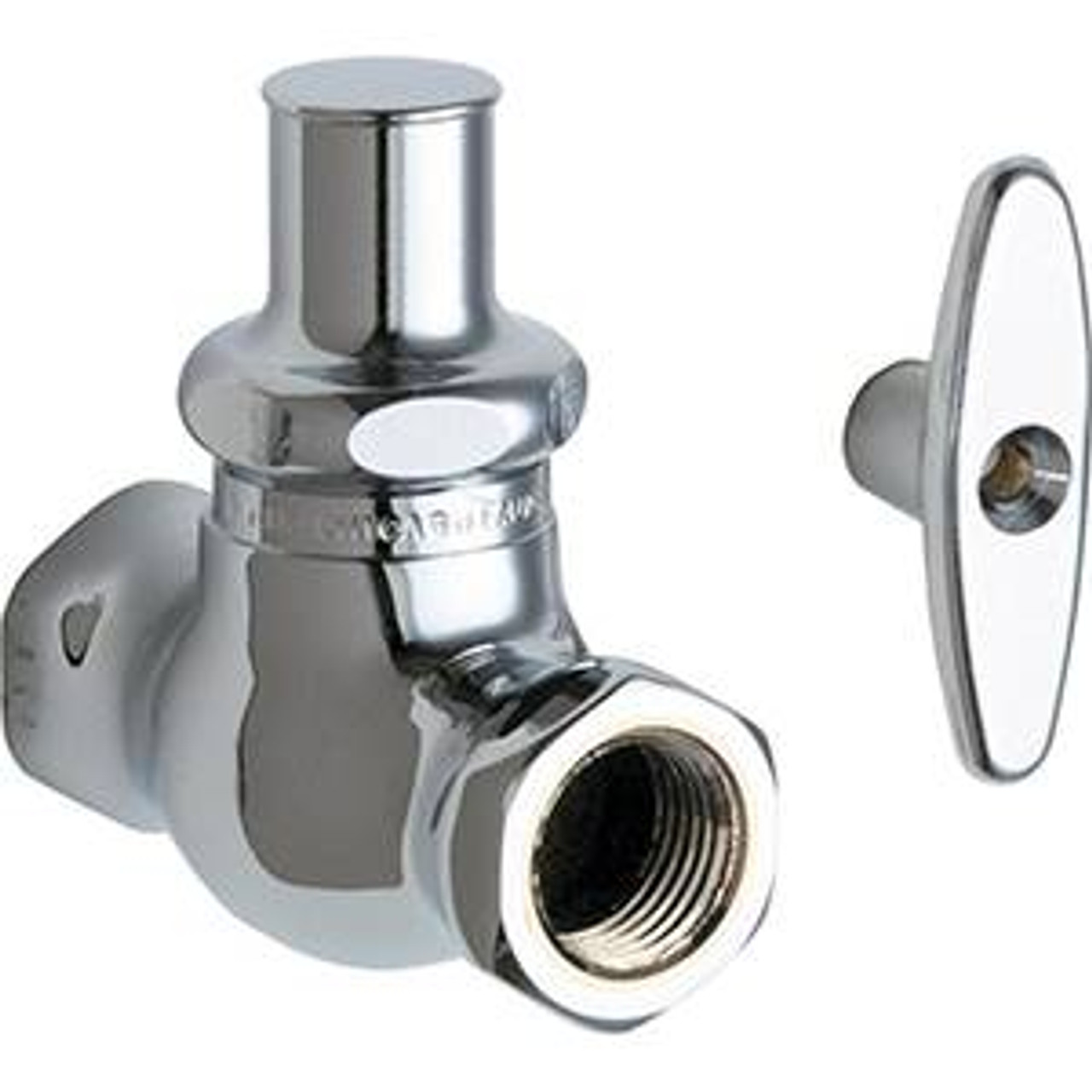Chicago Faucets - 45-LKCABCP - Straight Stop Chicago Faucets - 45-LKCABCP - Straight Stop