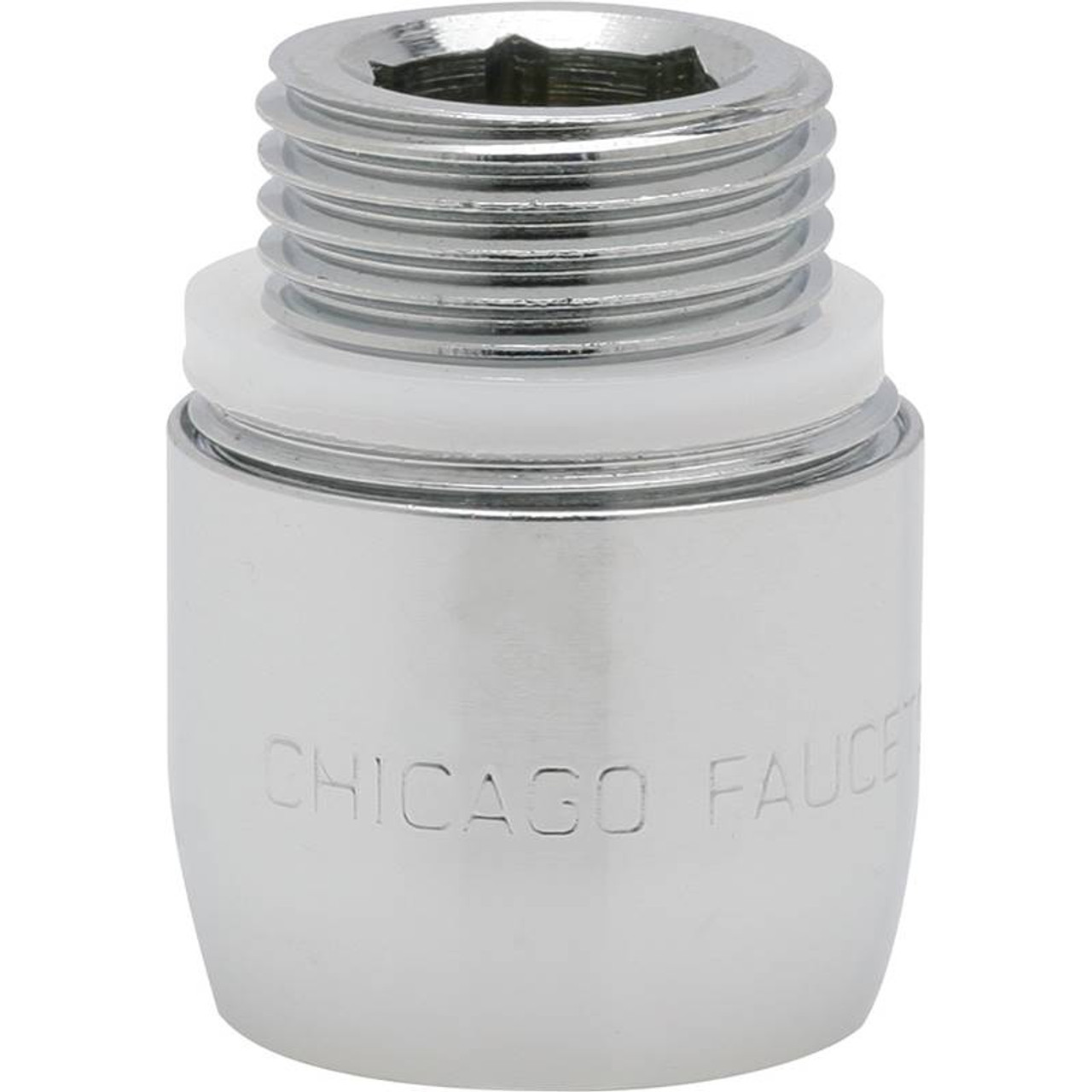 Chicago Faucets - E3-2JKABCP - Softflo? Aerator with Adapter for 3/8 NPS Threads Chicago Faucets - E3-2JKABCP - Softflo? Aerator with Adapter for 3/8 NPS Threads