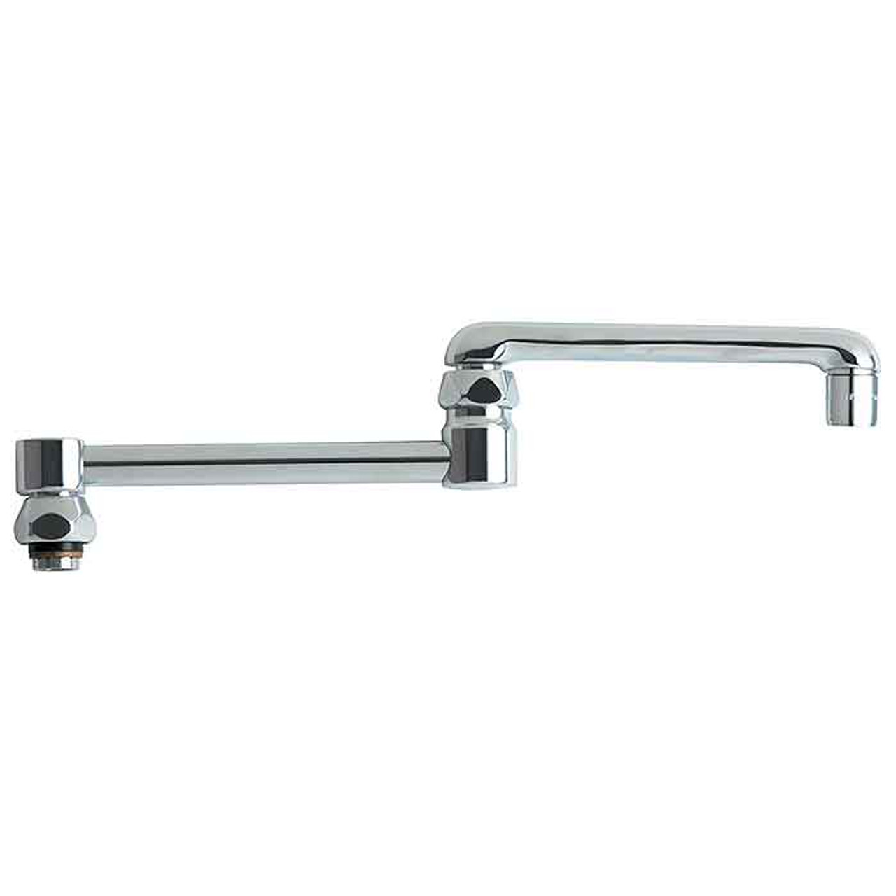 Chicago Faucet - DJ13JKABCP 13 inch double jointed swing spout