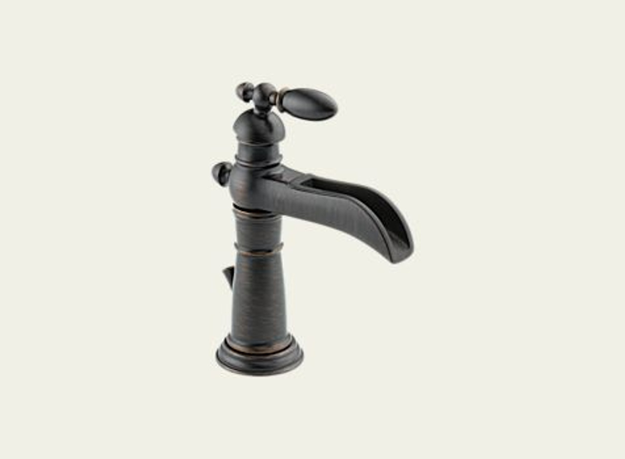 Delta Victorian: Single Handle Centerset Lavatory Faucet - 554-RB Delta Victorian: Single Handle Centerset Lavatory Faucet - 554-RB